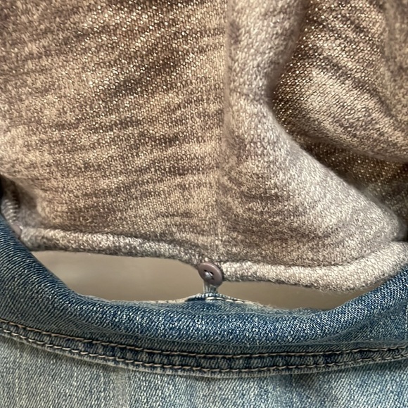 Juniors Sweater-Denim Jacket - Picture 9 of 10